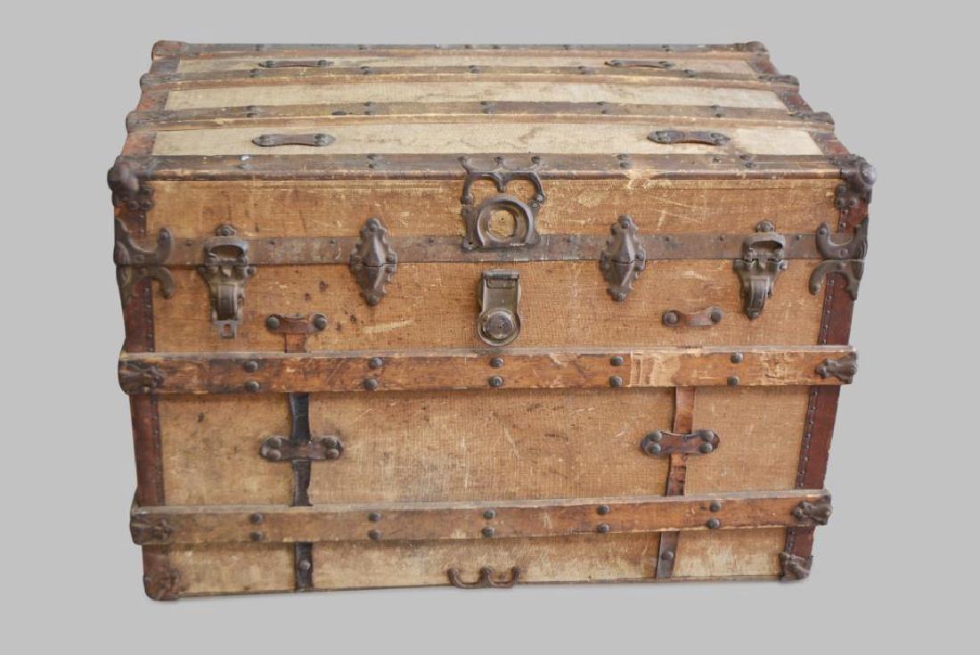 Immigrant's Trunk 25 1/4"H,   36 1/4"L,   22 1/4"W (1 of 2)