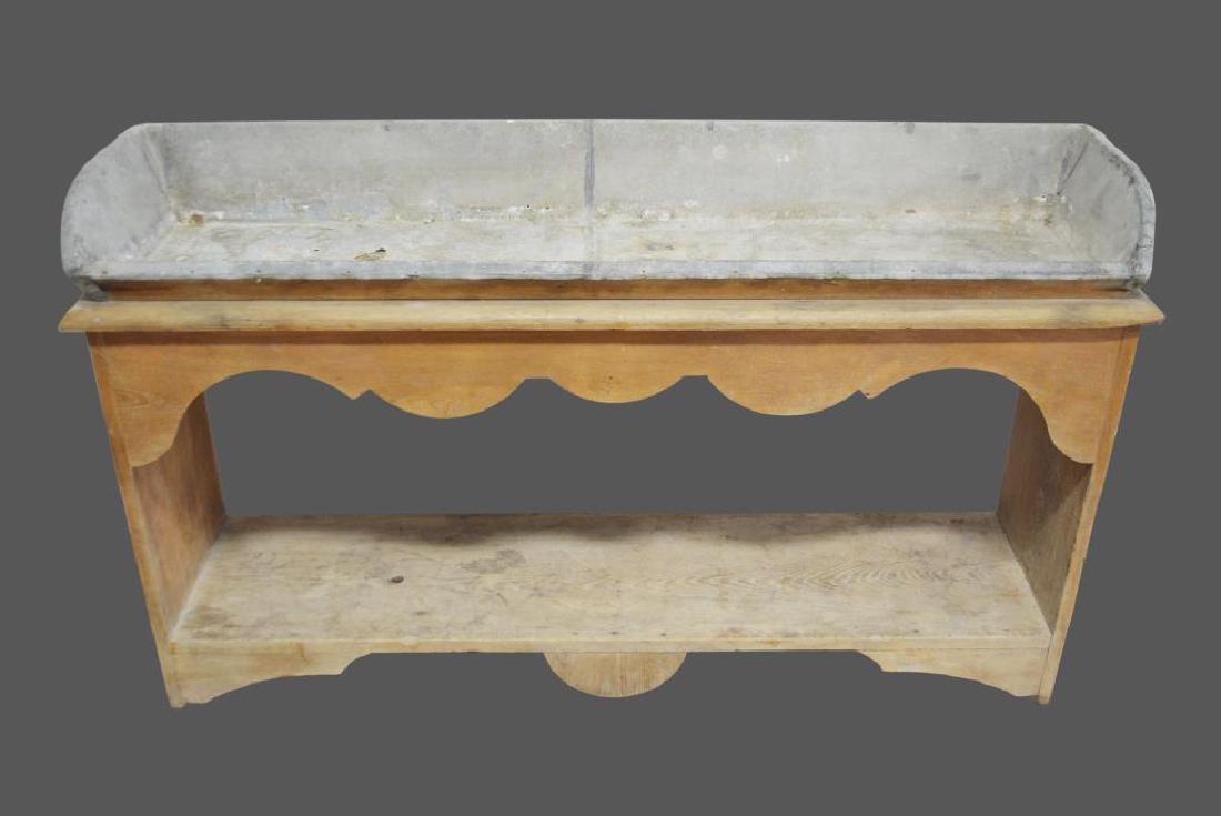 Early Amish Farmhouse Dry Sink 36"H,   63 1/4"L,   17 (1 of 3)