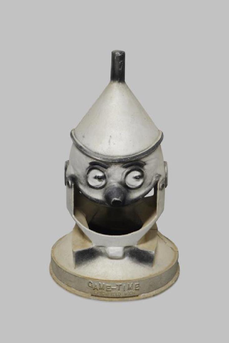 'Wizard of Oz' Tin Man Trashcan Cover 27"H,   16 1/2" (1 of 3)