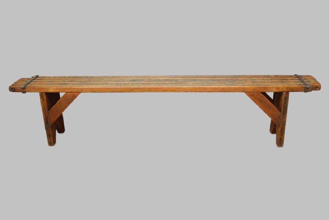 Industrial Work Bench 21"H,   98 1/2"L,   12"W (1 of 2)