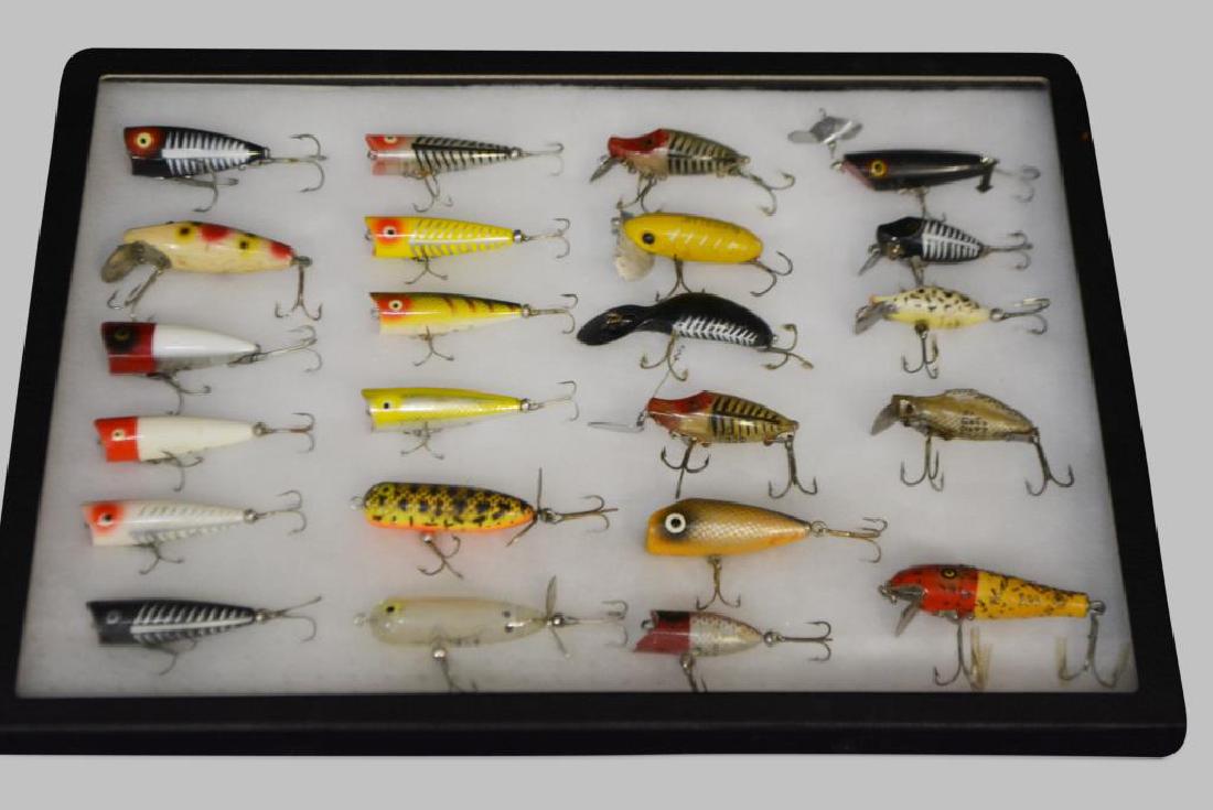 Framed Group Lot of Fishing Lures (1 of 5)