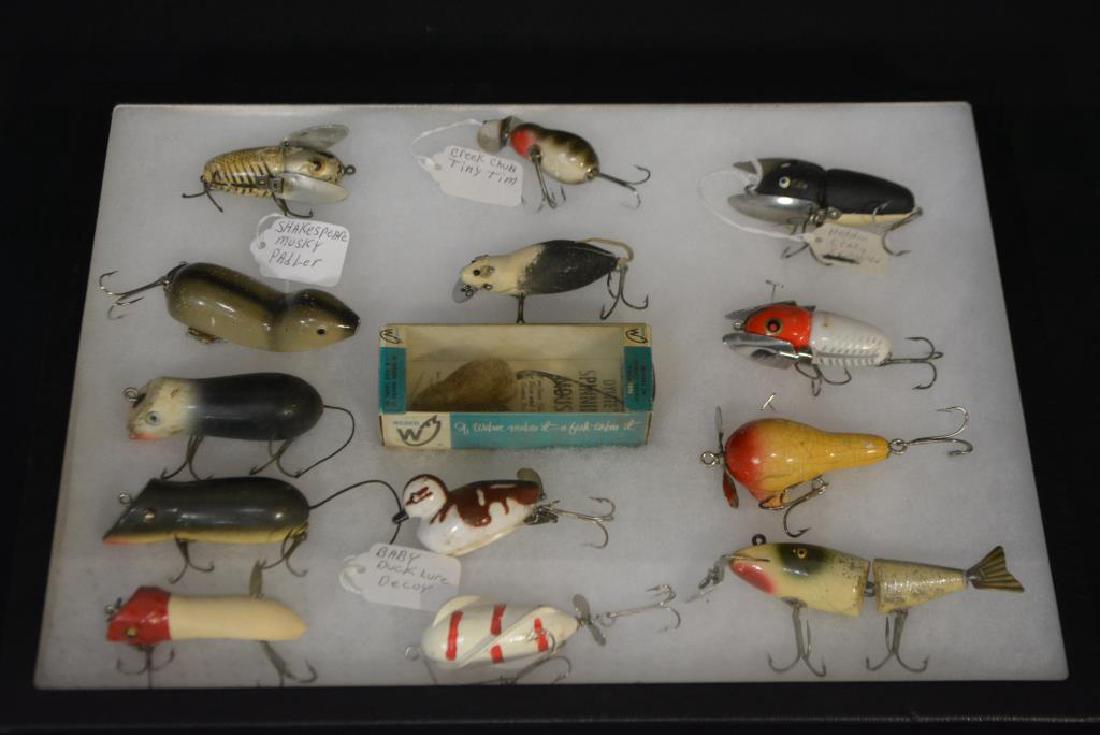 Group Lot of Framed Fishing Lures (1 of 4)
