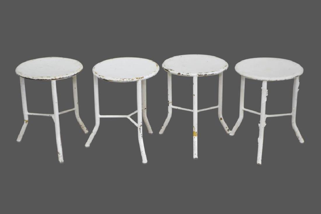 Metal Industrial Stool X4
18"H,   17"  x   17"(legs) (1 of 1)