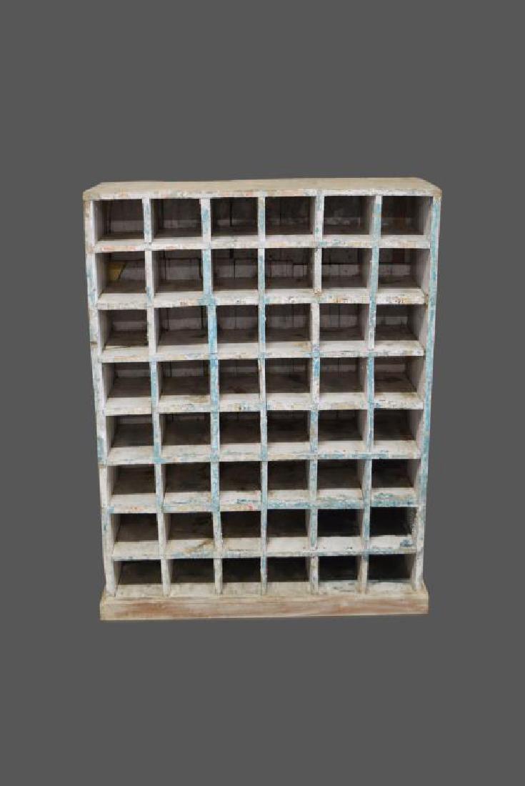 Painted Cubby Unit 50"H,   39 1/4"  x   15"(base) (1 of 3)