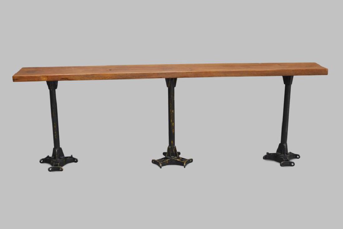 Industrial Console 32"H, 96 1/4"L, 13 1/2"W: Industrial Console 32"H, 96 1/4"L, 13 1/2"W