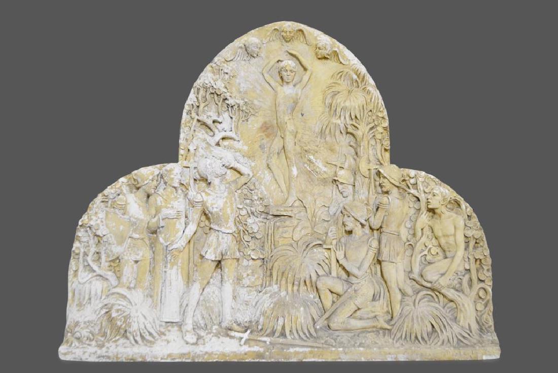 Weathered Chalk Garden Item 57 3/4"H,   72 1/2"L,   6"W (1 of 3)