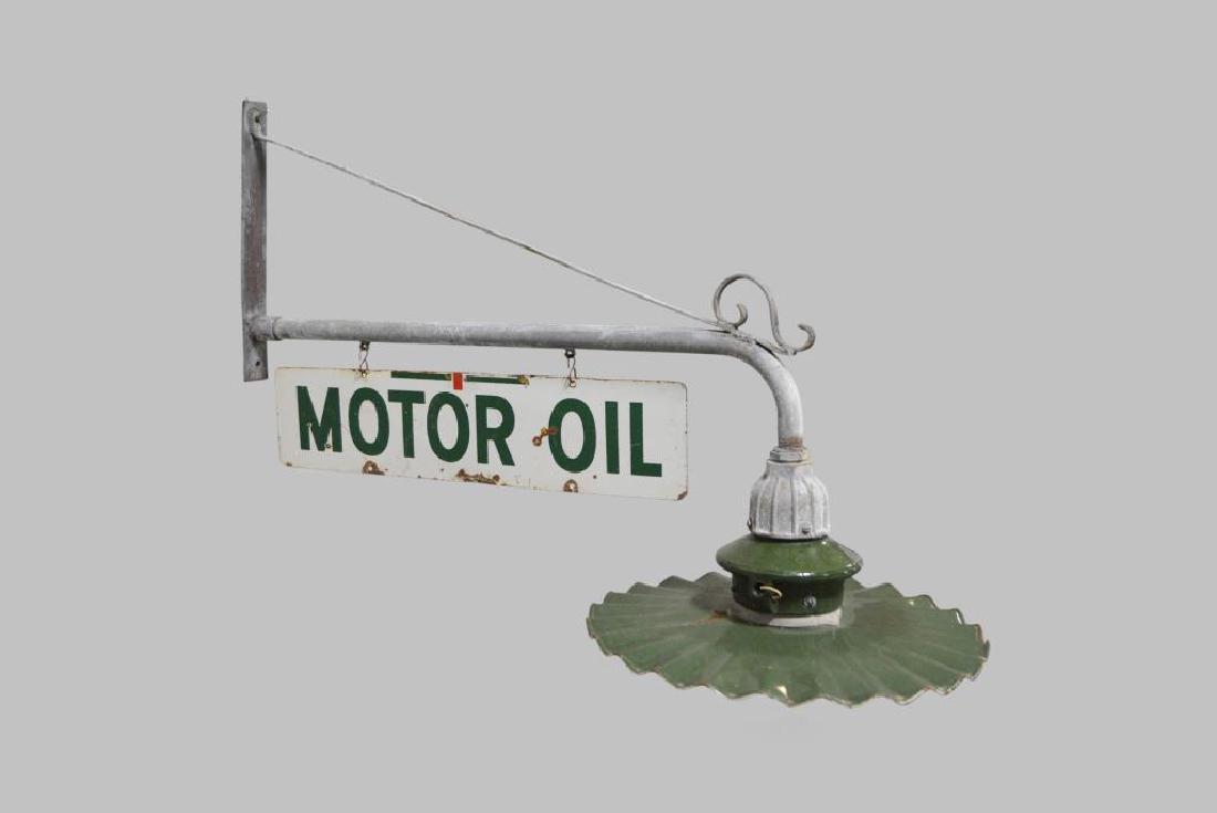 Service Station Light 26"H,   45"L,   20 1/2" diam. (1 of 2)