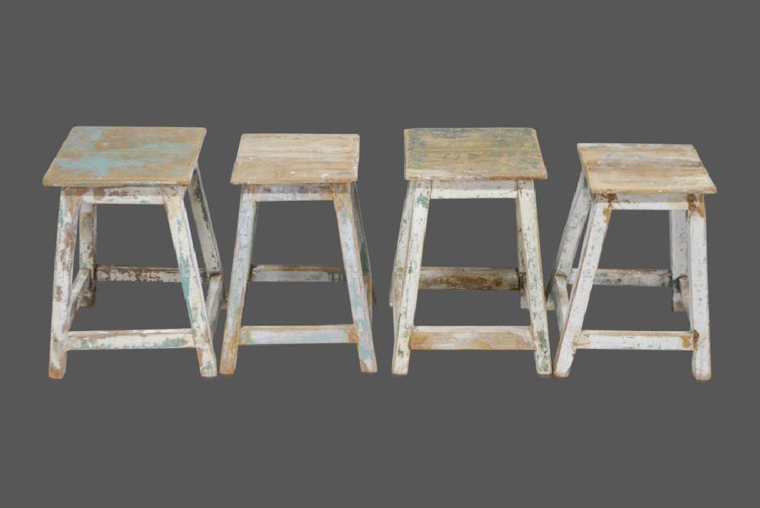 Painted Stool X4
18 1/2"H      ea. (1 of 2)