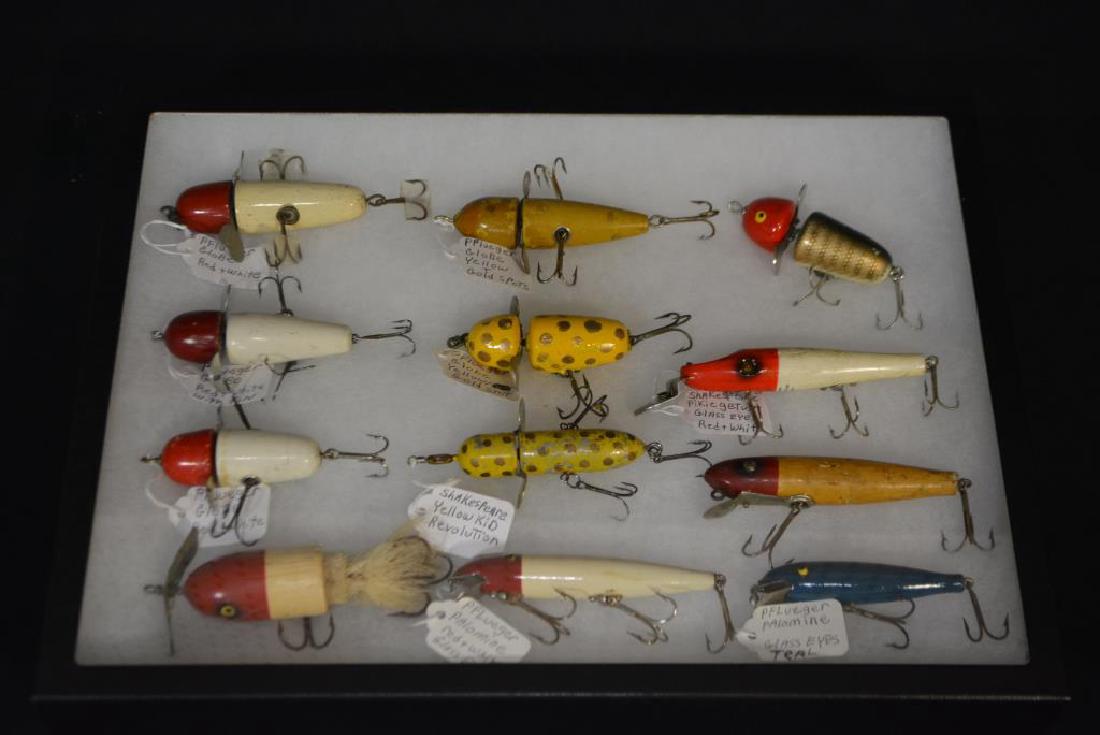 Framed Fishing Lure Lot (1 of 5)