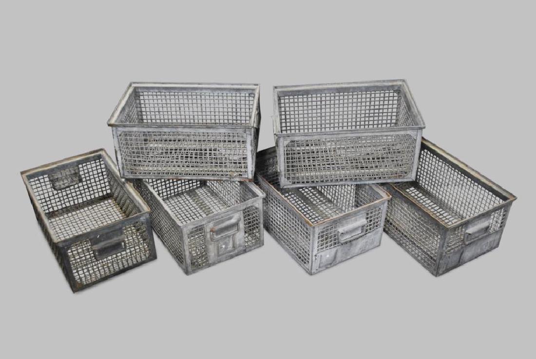 Industrial Basket X6
9 3/4"H,   20"L,   14"W     ea. (1 of 2)