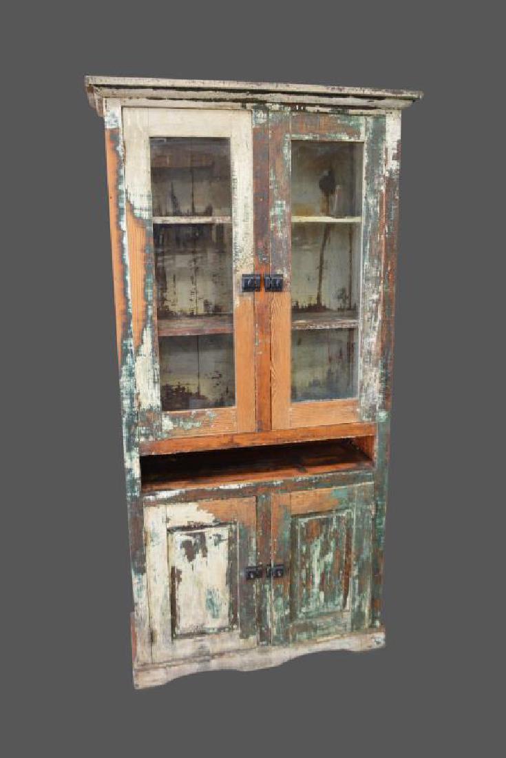 Painted Cupboard 79"H,   40 1/4"L,   12 3/4"W (1 of 5)