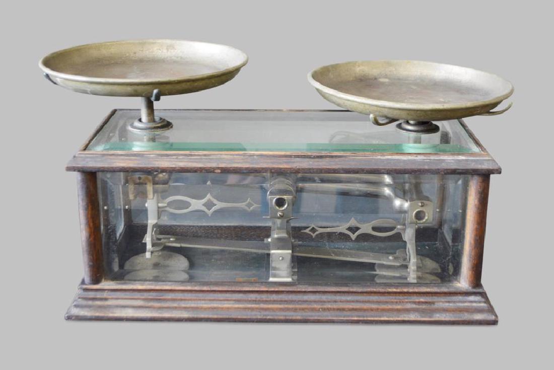 Apothecary Balance Scale 10"H,   18 1/2"L,   8 3/4"W (1 of 2)