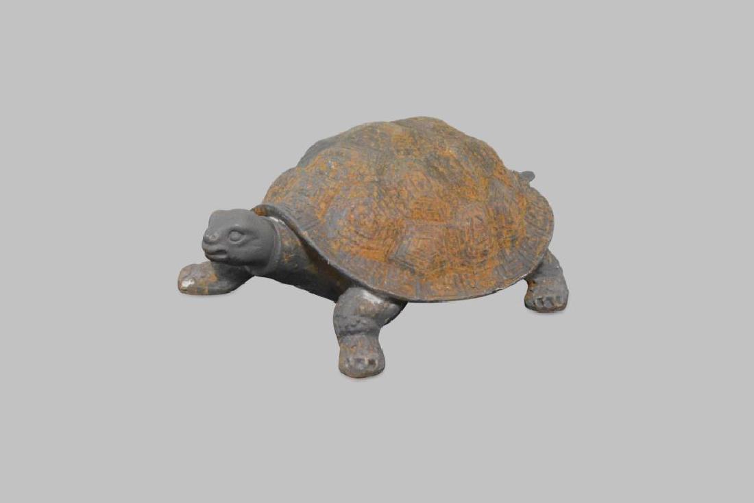 Cast Iron Turtle 6 1/2"H,   17"  x   11" (1 of 3)