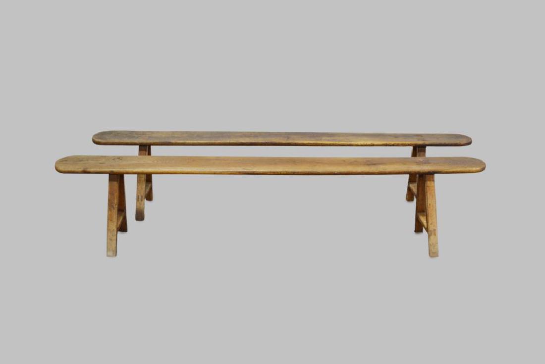 Mortised Bench X-2 19"H,   92"L,   9"W      ea. (1 of 4)