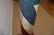 19th C. Painted Wooden Barber Pole 74"H, 21 1/2" x - 4