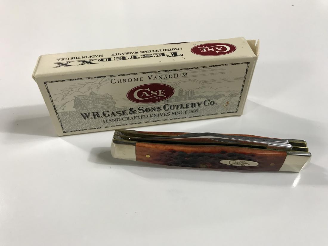 Case Red Bone Pocket Knife in Box - Mint: Case Red Bone Pocket Knife in Box - Mint