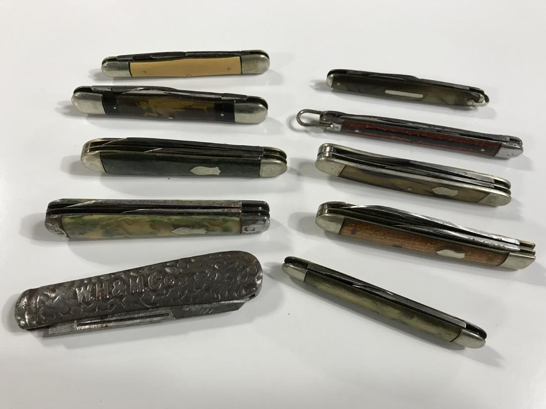 10 Assorted Vintage Pocket Knives: 10 Assorted Vintage Pocket Knives