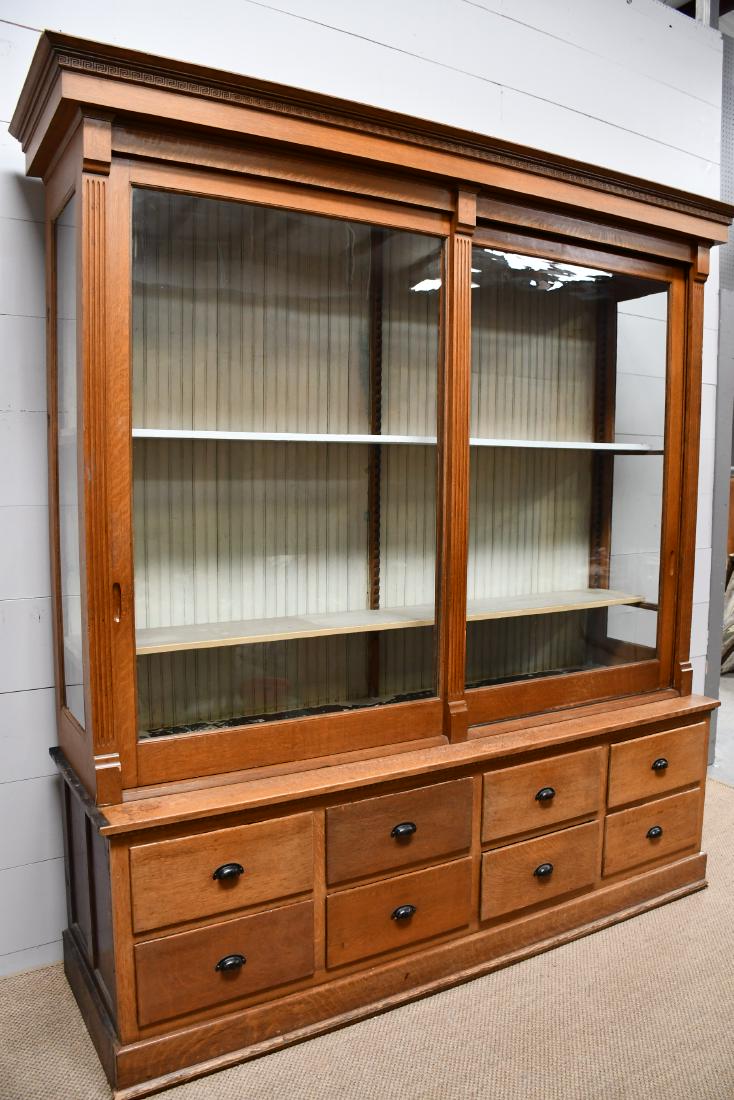 Oak General Store Display 102 1/4"H, 96