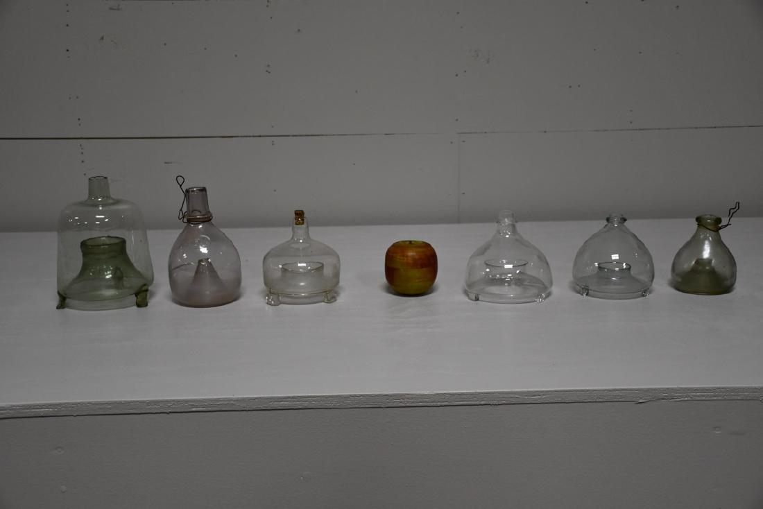 19th C. 6-Piece Glass Fly Trap Lot *June & Sandy (1 of 5)