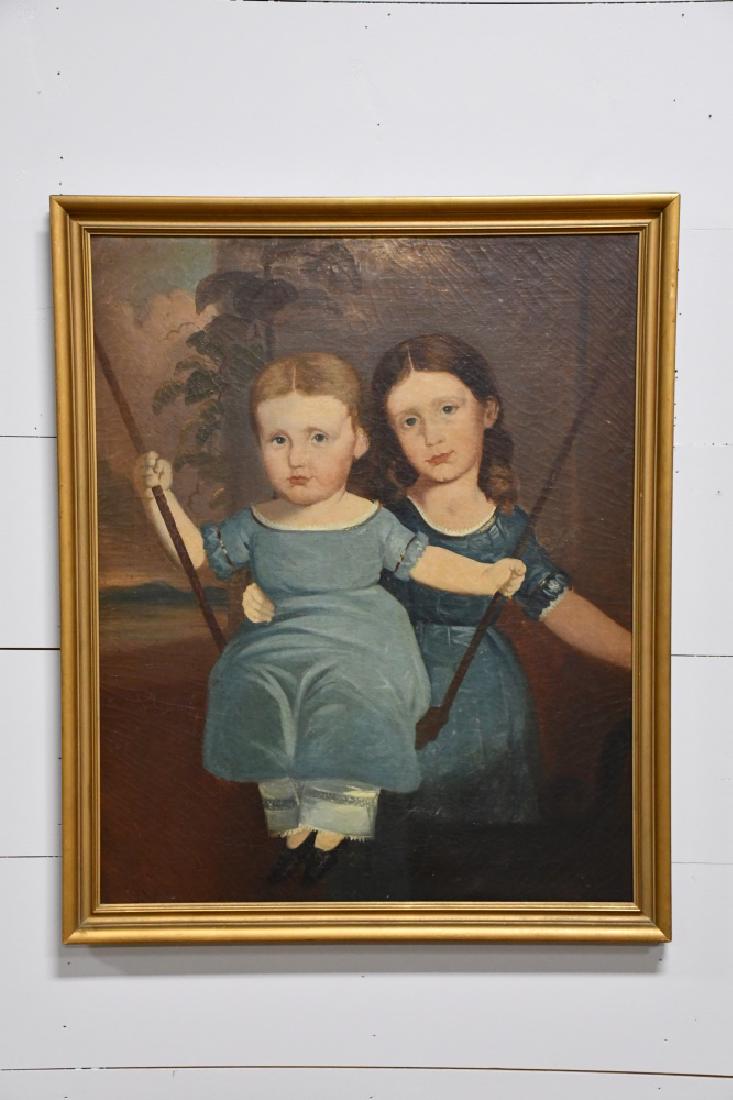 19th C. O/C 'Sisters' *June & Sandy Worrell (1 of 6)