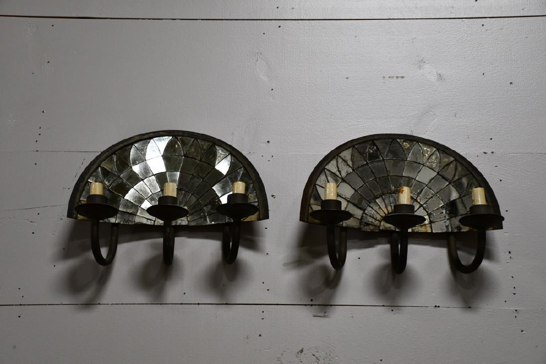 Lighted Mirror-Back Sconce X2 (1 of 5)