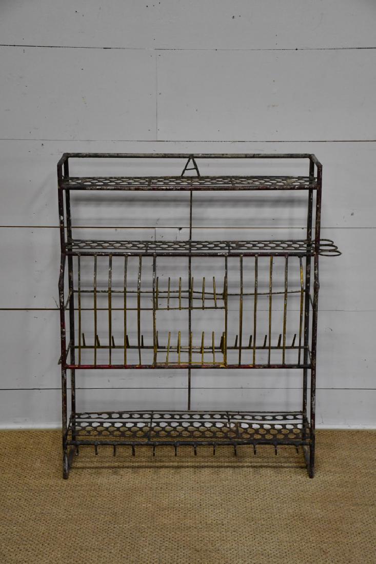 Metal Kitchen Hanging Dish Rack 39 1/2"H,   34"  x   11 (1 of 3)