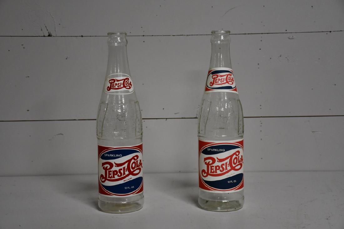 2-Piece Pepsi-Cola Countertop Trade Bottle Lot 19 1/4"H (1 of 8)