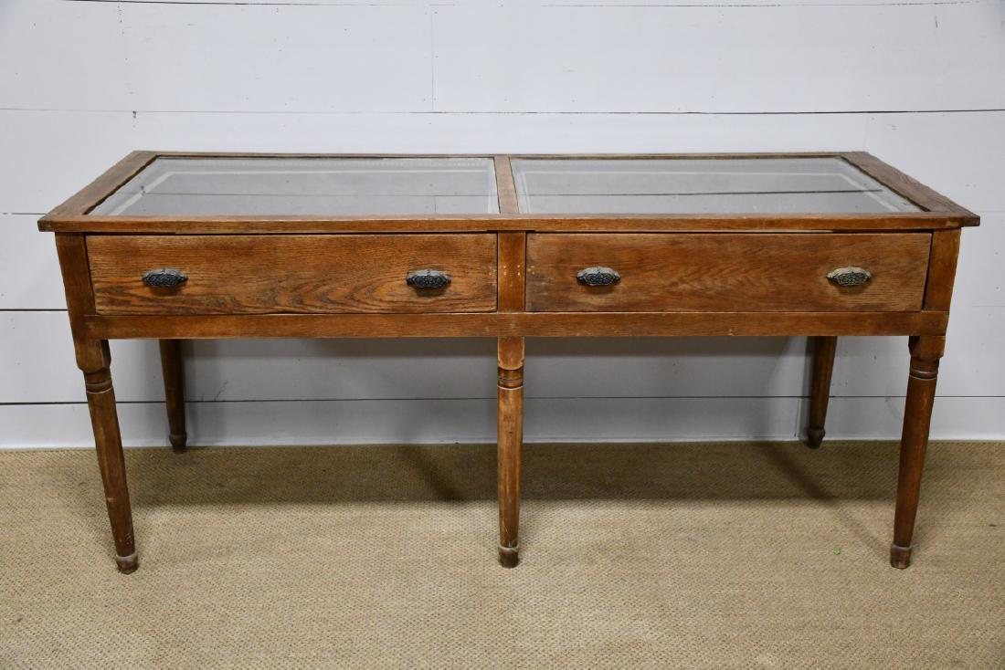 General Store Showcase 35 1/2"H,   80 1/2"L,   30"W (1 of 4)