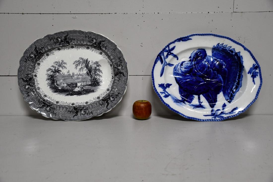 2pc. Lot of Turkey Platters (1 of 2)