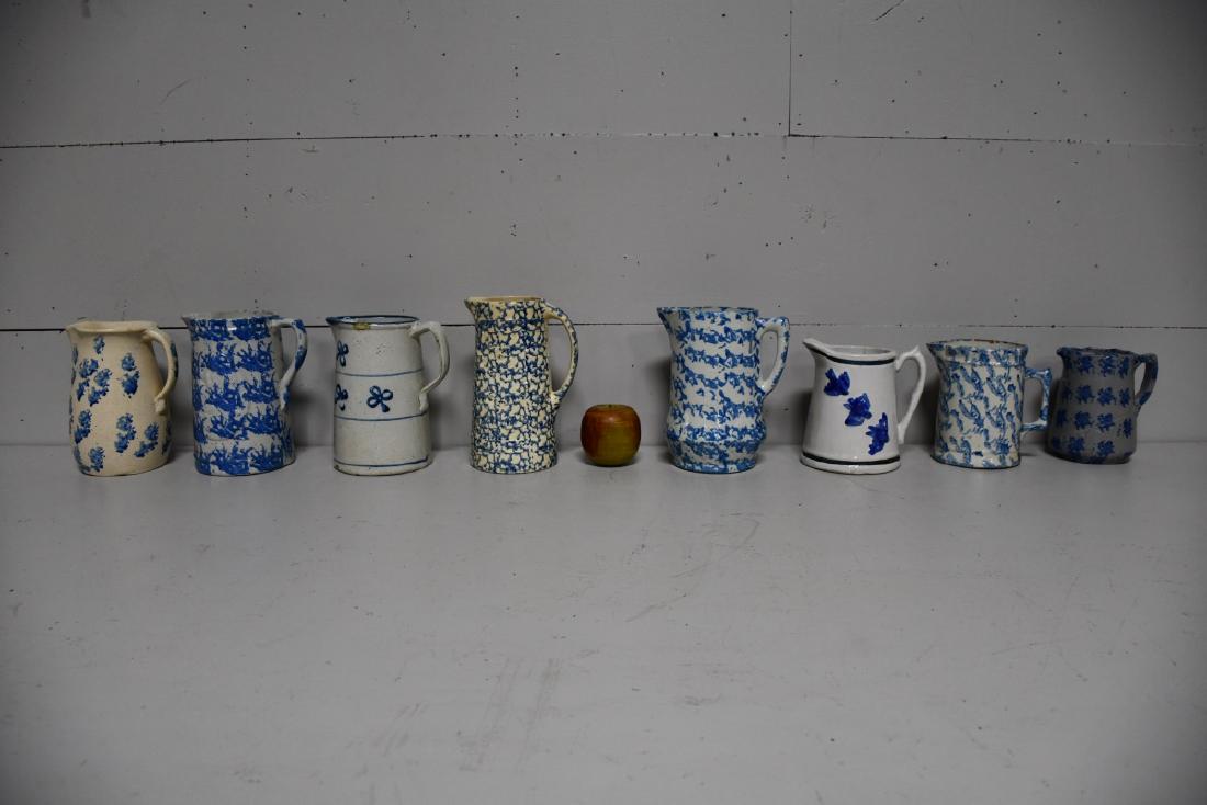 8pc. Lot of Stoneware Pottery (1 of 1)