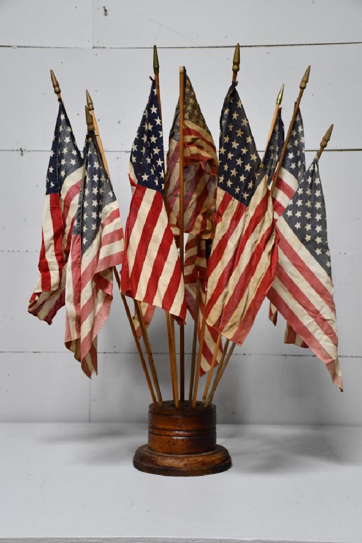 Flag Holder w/ Flags (1 of 2)