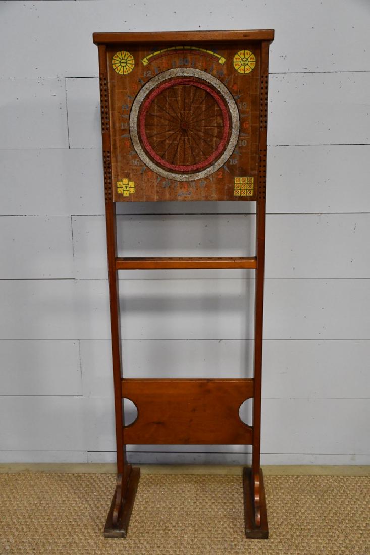 Vintage Dart Board 74 1/2"H,   26"  x   17" (1 of 3)