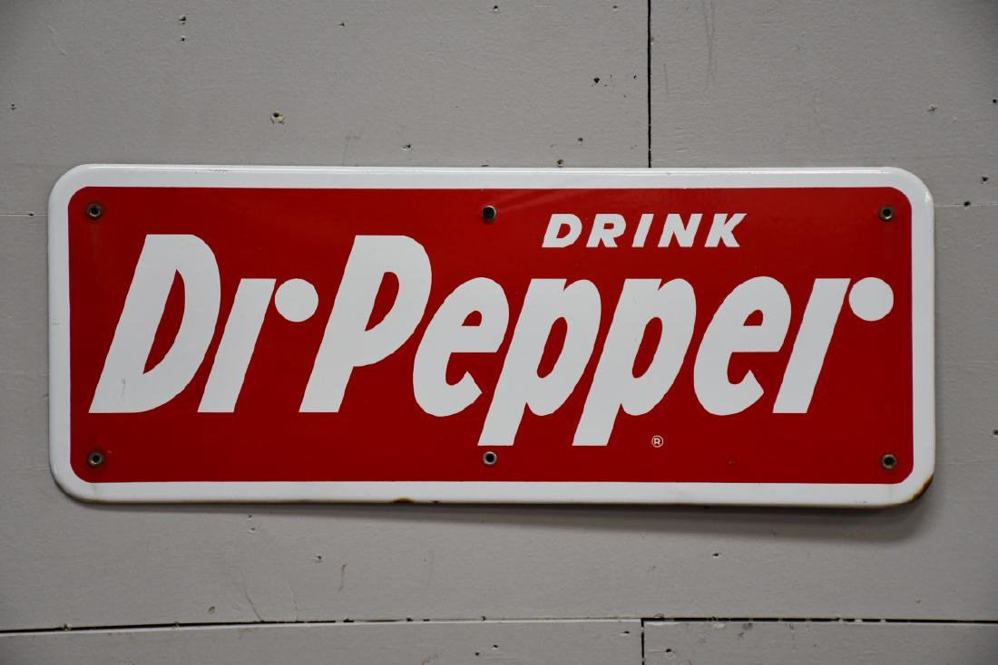 SSP Dr. Pepper Sign 9 1/2"  x   24" (1 of 1)