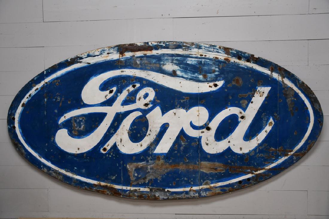 Metal SS Ford Dealership Sign 72"  x   144" (1 of 3)
