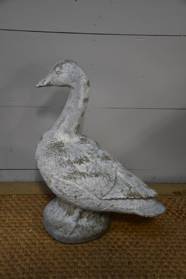 Concrete Goose 25"H, 21" x 9"