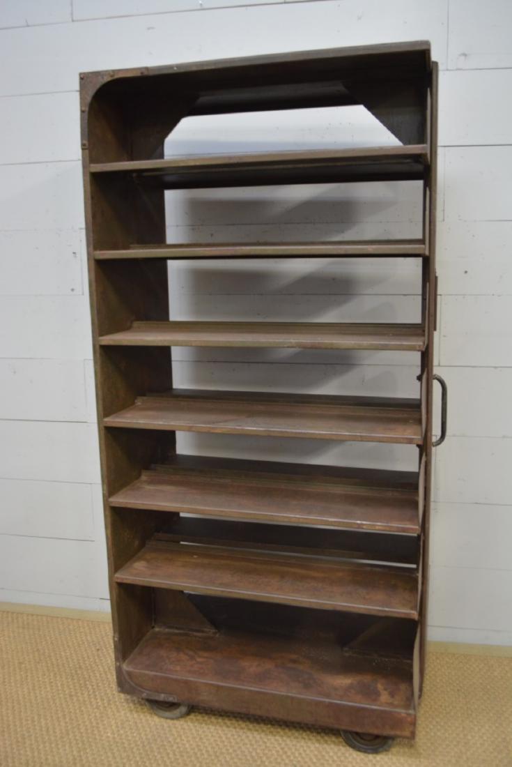 Metal Industrial Warehouse Cart 88"H, 42" x 24": Metal Industrial Warehouse Cart 88"H, 42" x 24"