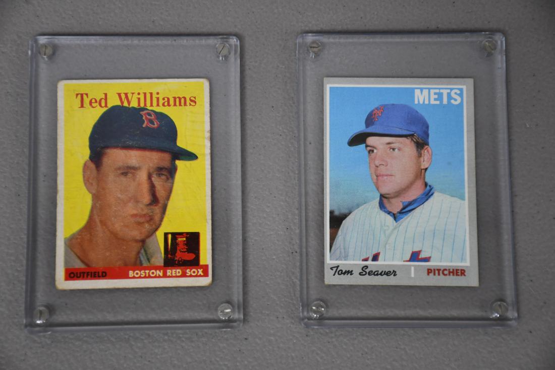 2 PC Baseball Card lot Ted Williams / Tom Seaver: 2 PC Baseball Card lot Ted Williams / Tom Seaver