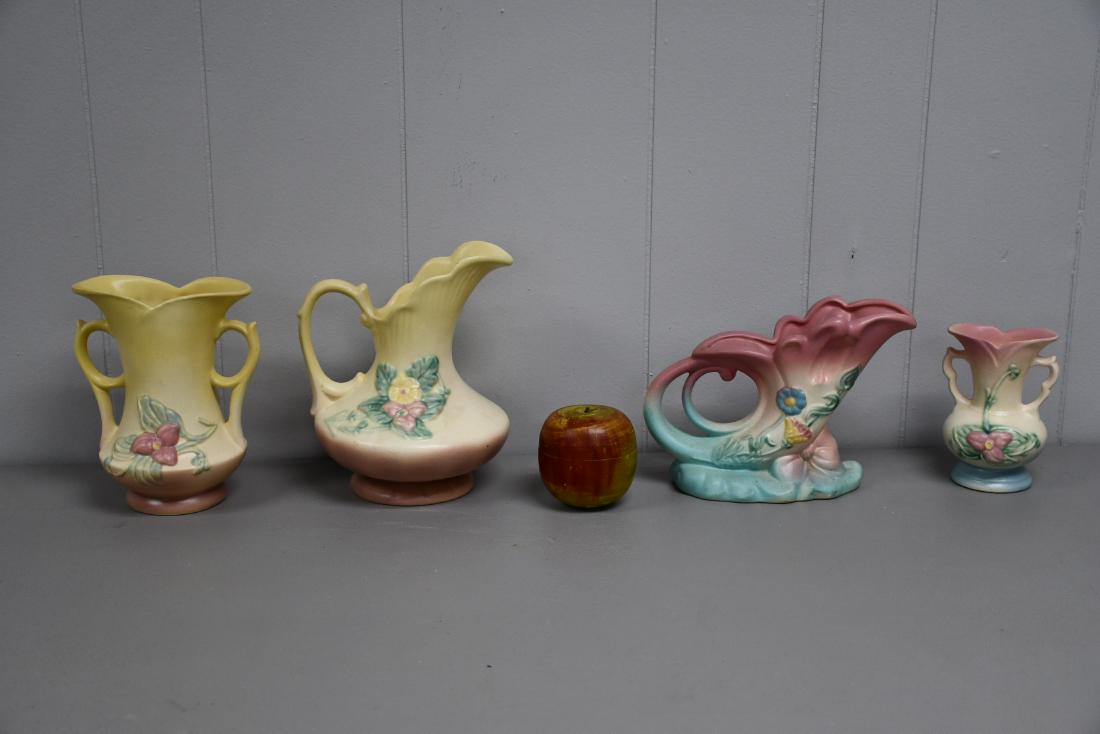 4 PC Hull Pottery lot: 4 PC Hull Pottery lot