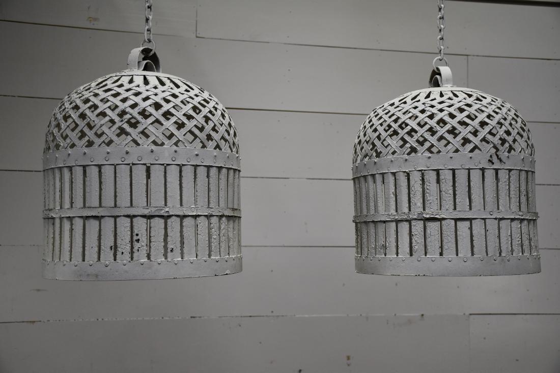 Painted Bird Cage Light (1 of 3)