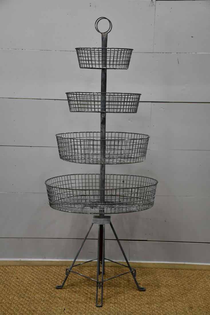 General Store Wire Display Rack 57"H,   24" diam. (1 of 2)
