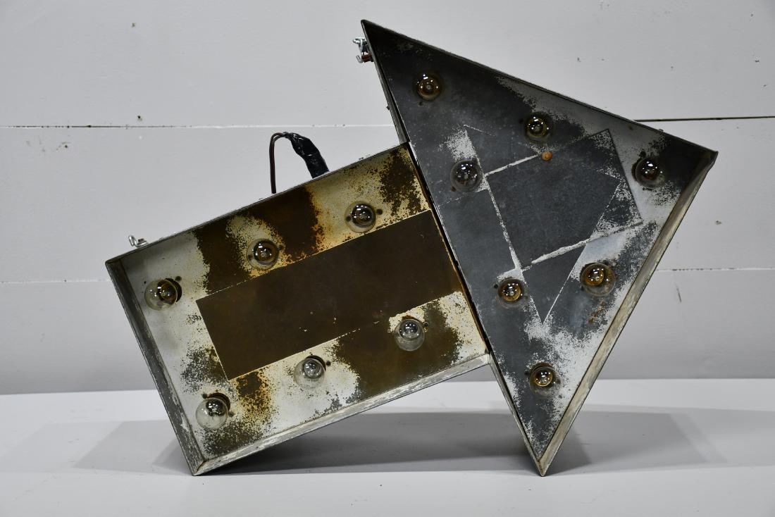 Lighted Double Sided Arrow 32"H,   26"  x   10" (1 of 3)