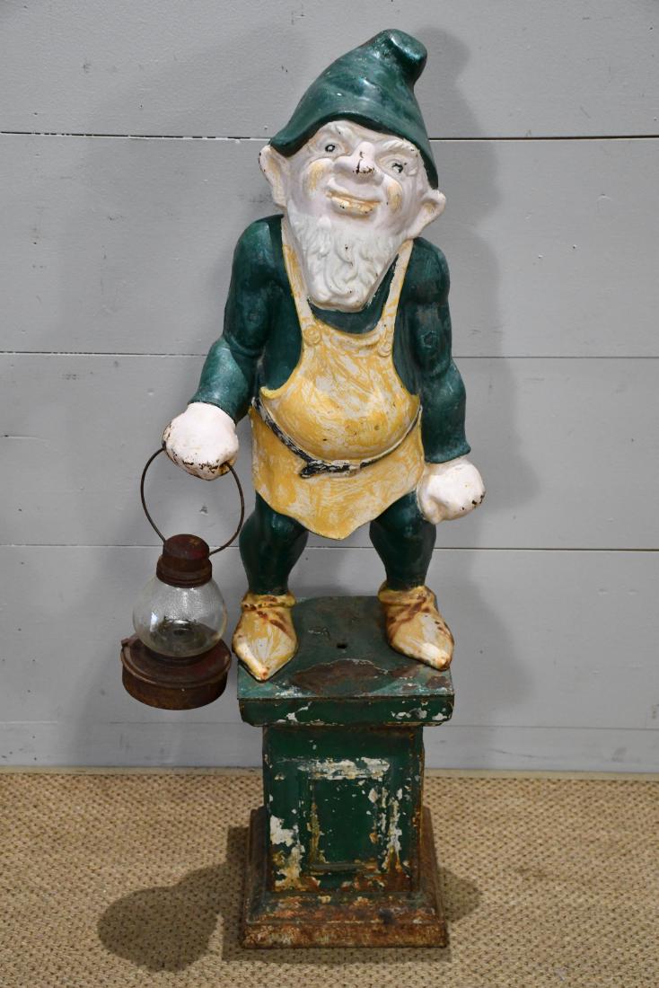 Cast Iron Garden Gnome 43"H (1 of 2)