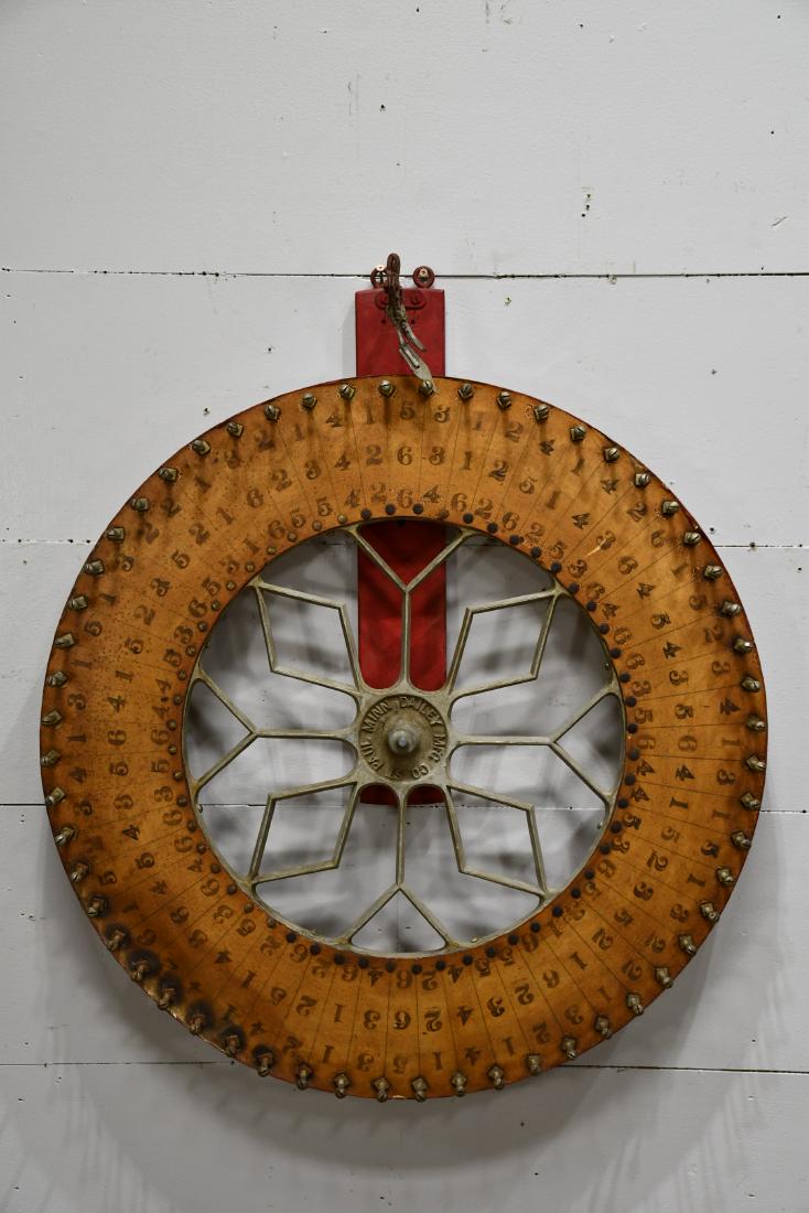 Carnival Game Wheel 35"H,   30" diam. (1 of 3)