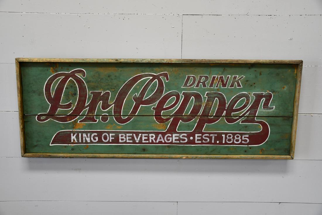 Dr. Pepper Sign   -   wood 23"  x   63 3/4" (1 of 4)