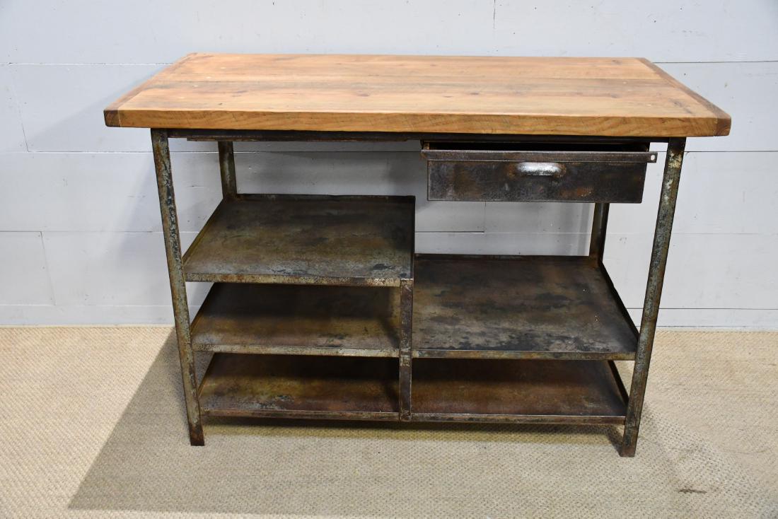 Industrial Work Counter 38"H, 55"L, 28 1/2"W: Industrial Work Counter 38"H, 55"L, 28 1/2"W