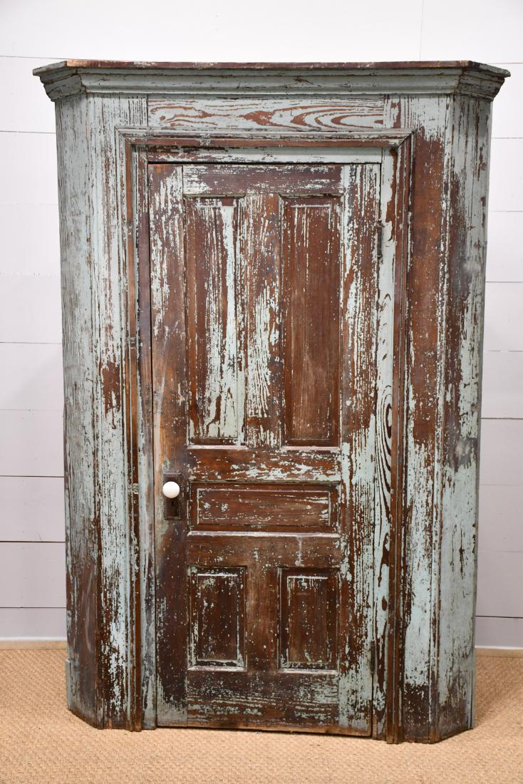 Pa Painted Pantry Corner Cupboard 90 H 61 X 29 Aug 24 2019