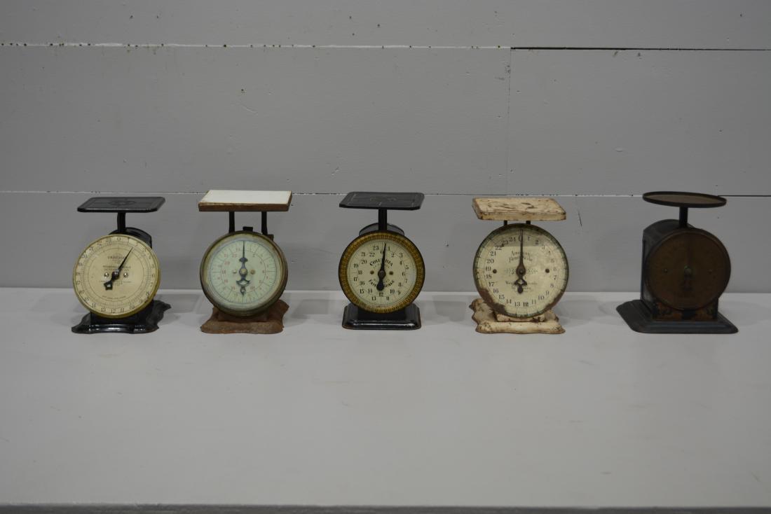 5pc. Lot of General Store Scales (1 of 6)