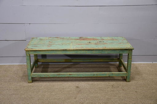 Painted Coffee Table 21 H 60 X 26 Painted Coffee Table 21 H 60 X 26