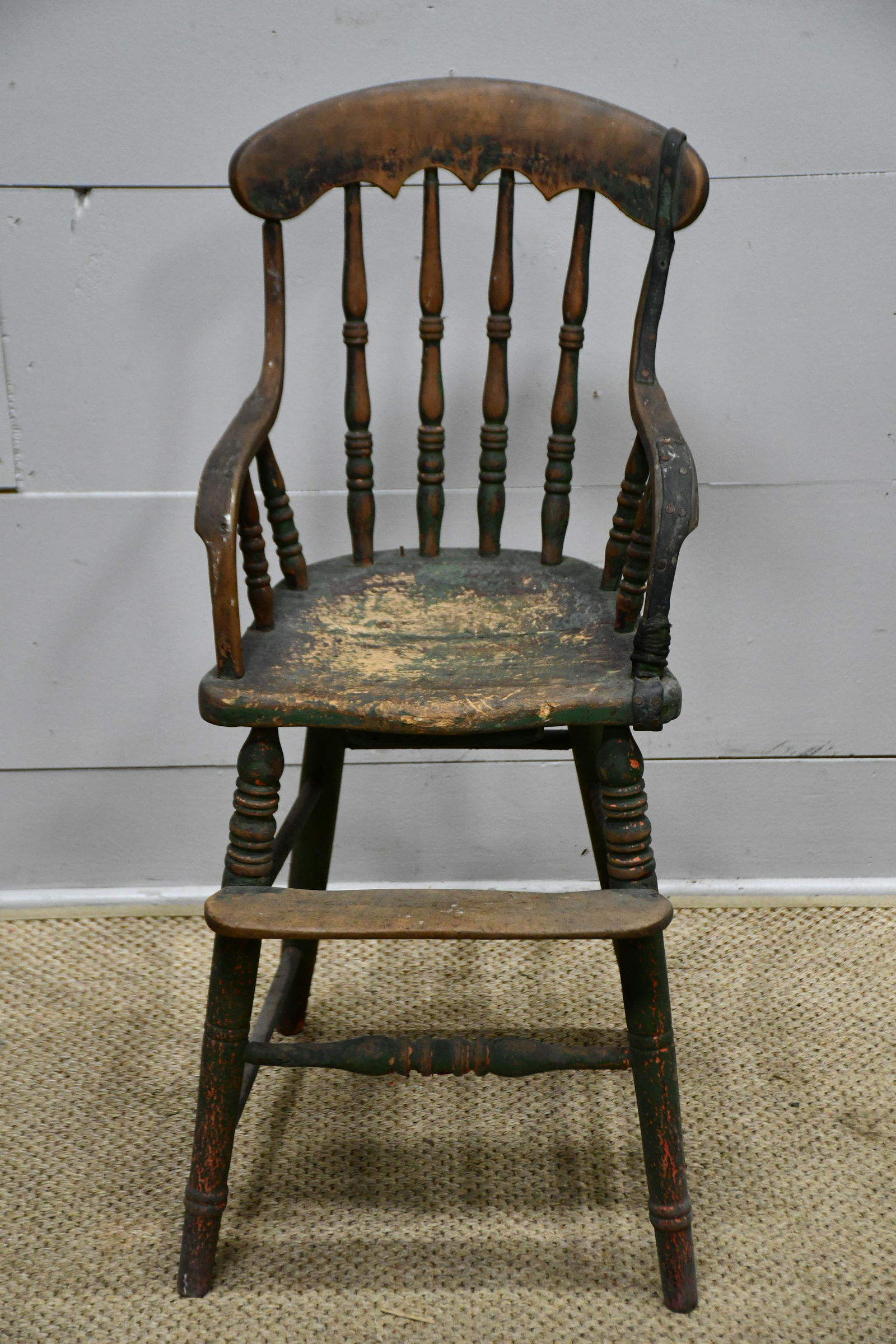 Early Painted Child S Youth Chair 35 H 16 X 16 Aug 24 2019