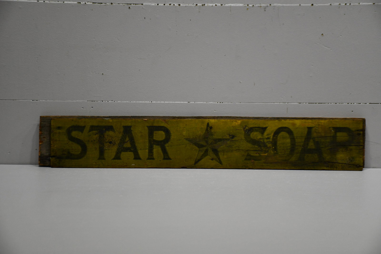 Star Soap Sign   -    wood 6"  x   38" (1 of 3)